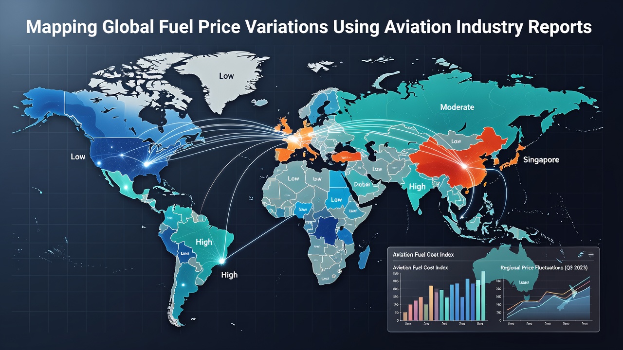 Mapping Global Fuel Price Variations Using Aviation Industry Reports